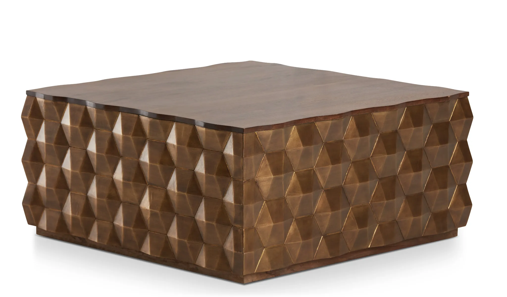 Versie Gold Square Coffee Table
