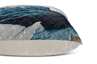 Langston Blue 22" Square Accent Pillow