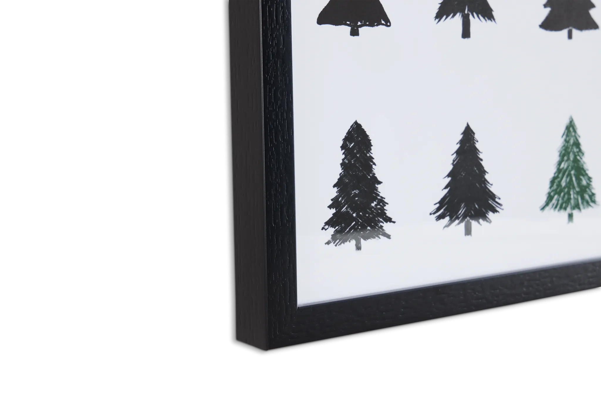 Nichols White Framed Wall Art