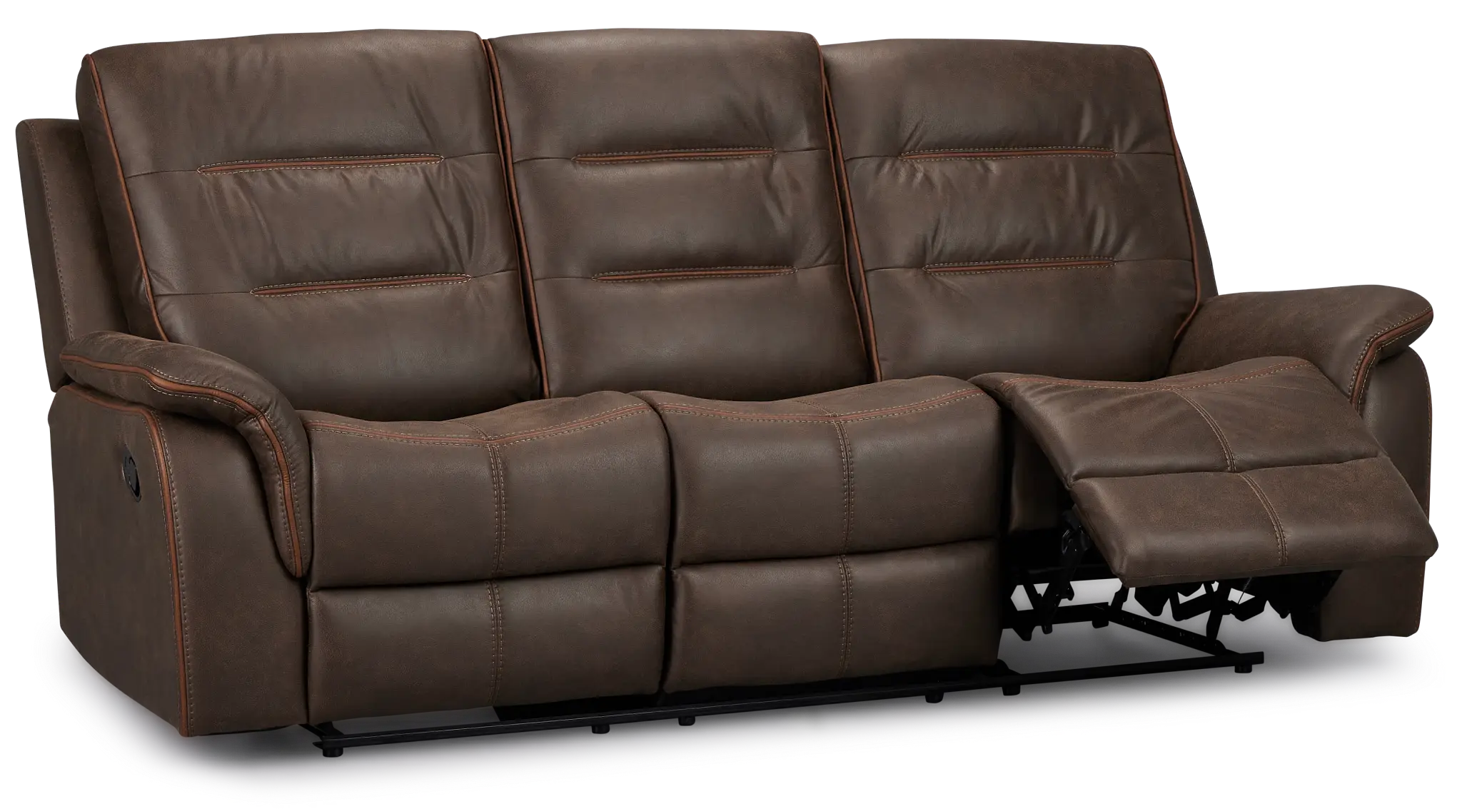 Grayson2 Brown Micro Reclining Sofa Grayson2 Brown Micro Reclining Sofa