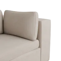 Destin Sutton Beige Fabric 3 Piece Modular Sofa