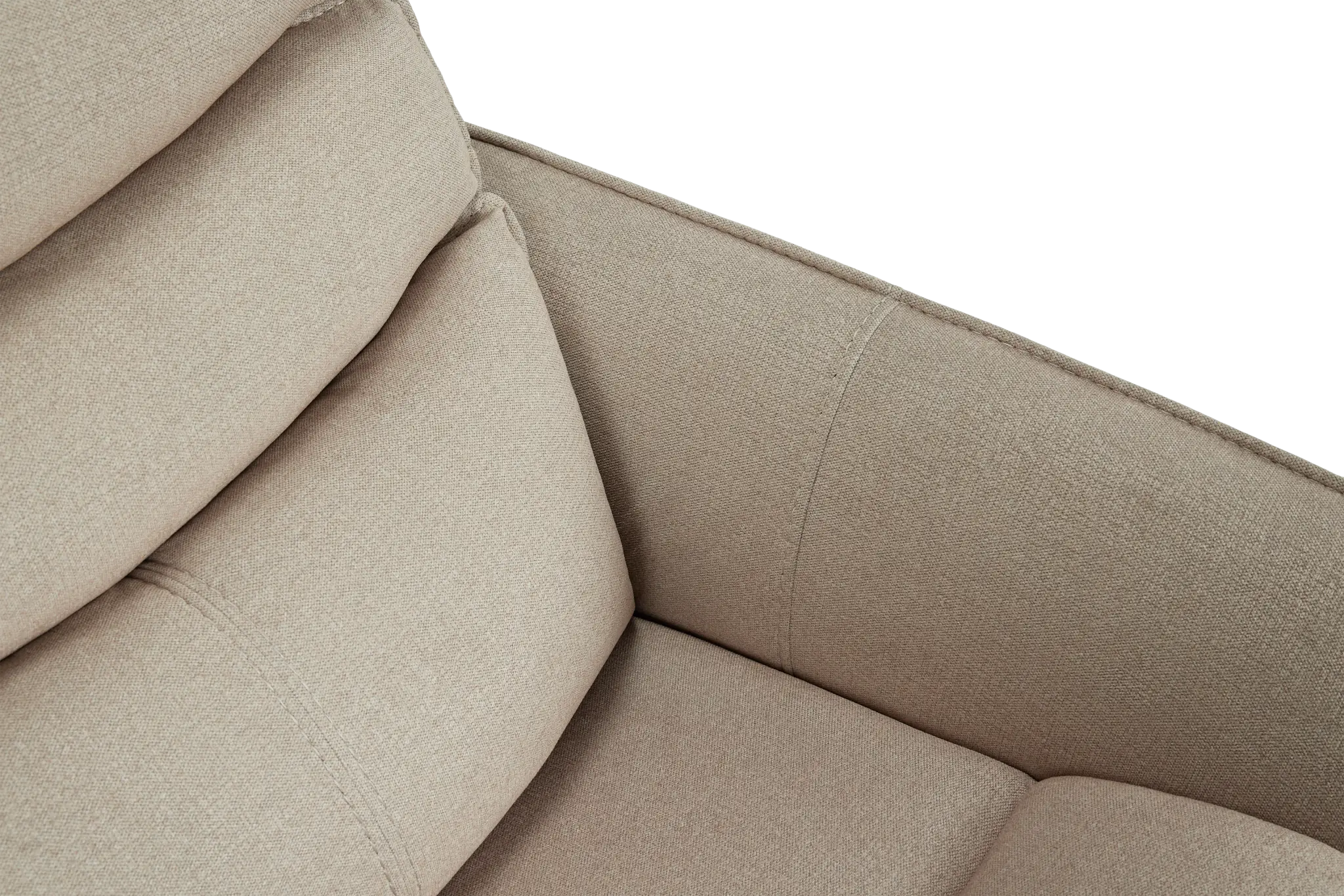 Preston Khaki Fabric Power Recliner With Heat And Massage Preston Khaki Fabric Power Recliner With Heat And Massage