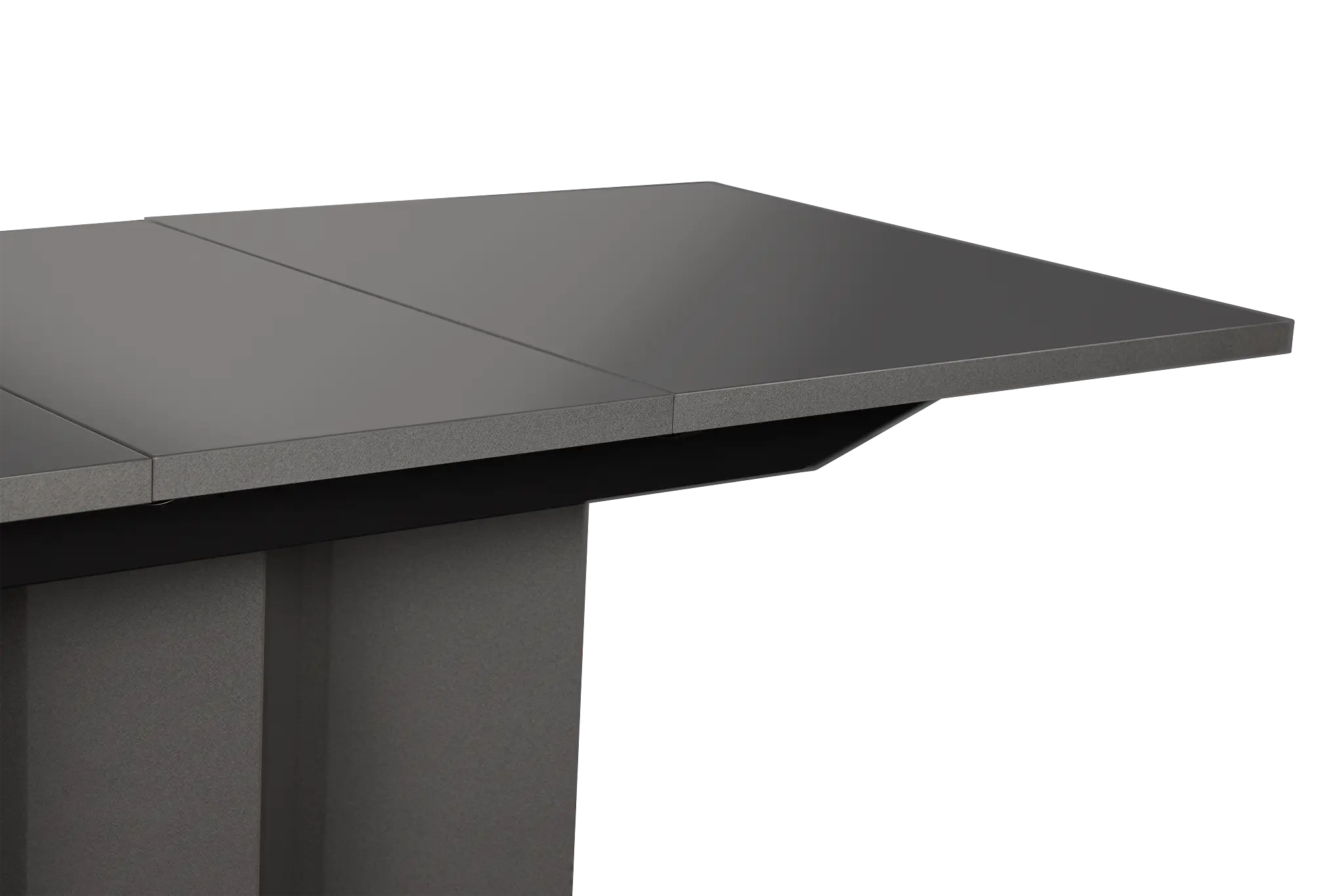 Oslo Gray Extension Rectangular Table Oslo Gray Extension Rectangular Table