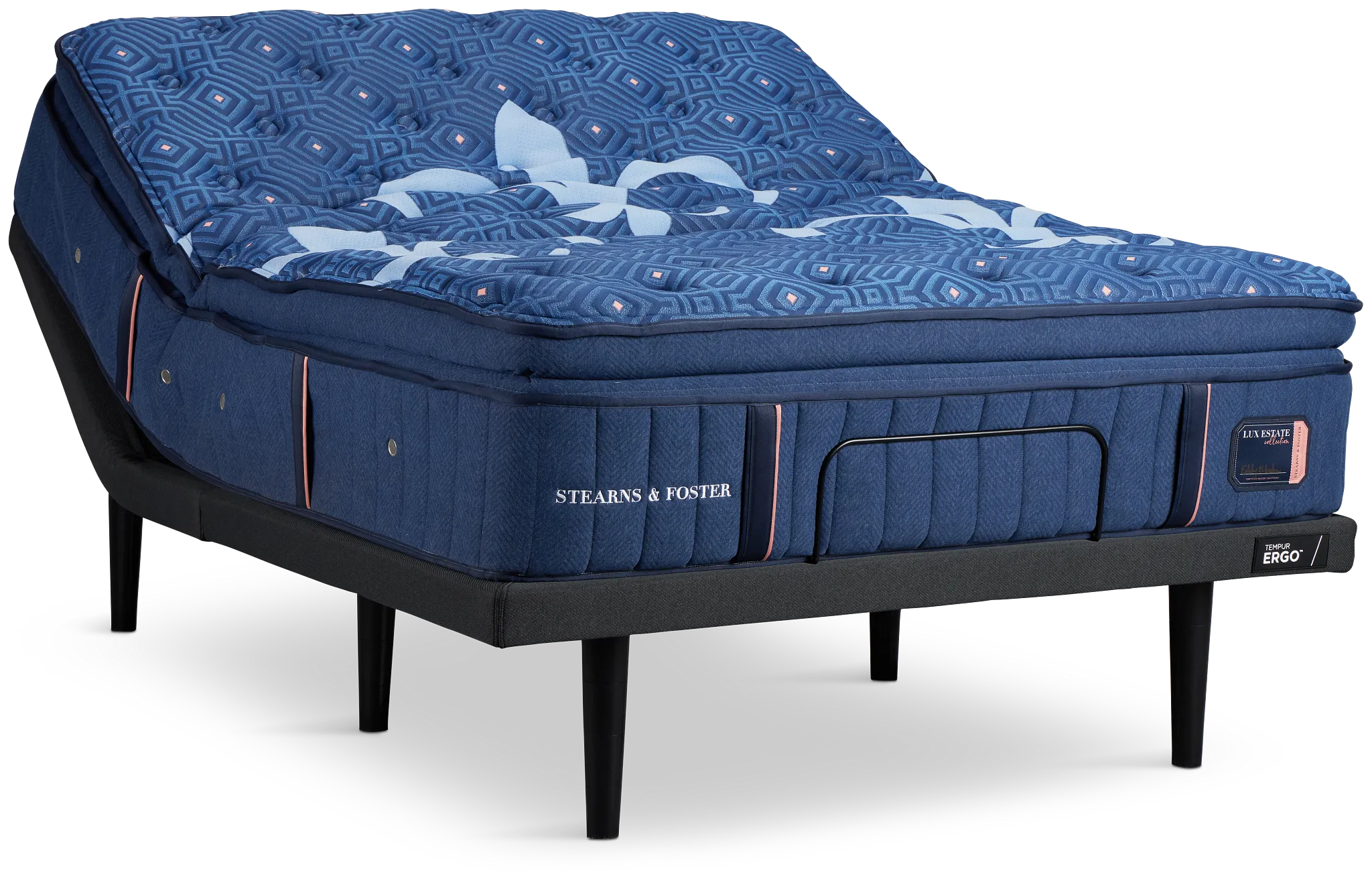 Stearns & Foster Lux Estate Soft Ergo 3.0 Adjustable Mattress Set