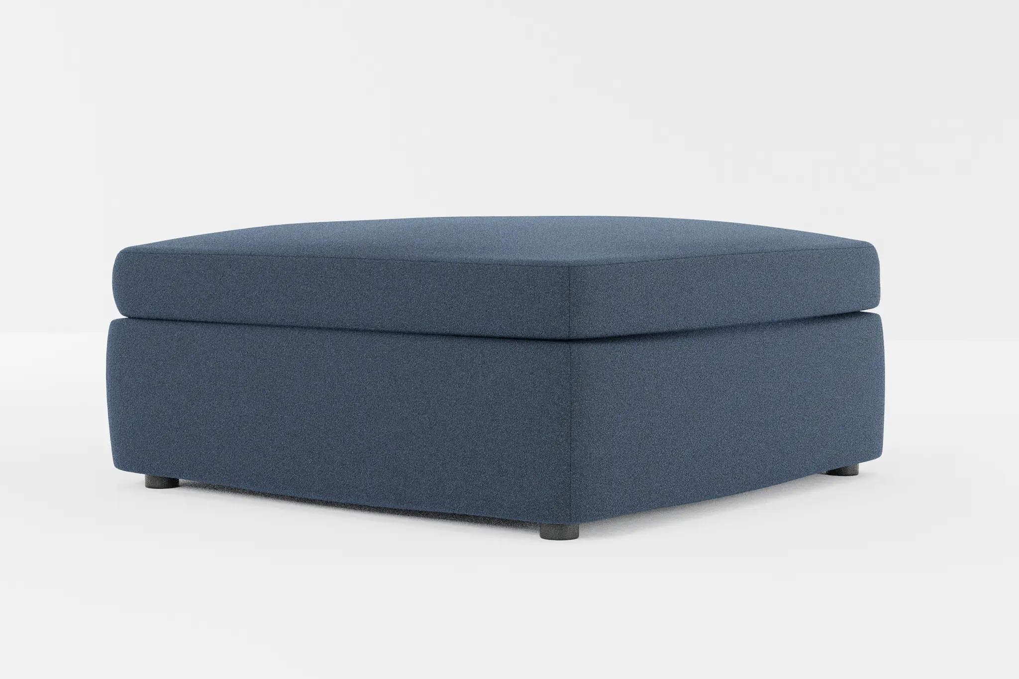 Destin Elite Dark Blue Fabric Cocktail Ottoman Destin Elite Dark Blue Fabric Cocktail Ottoman