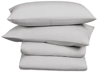 Rest & Renew Percale Cotton Gray 200 Thread Duvet Set