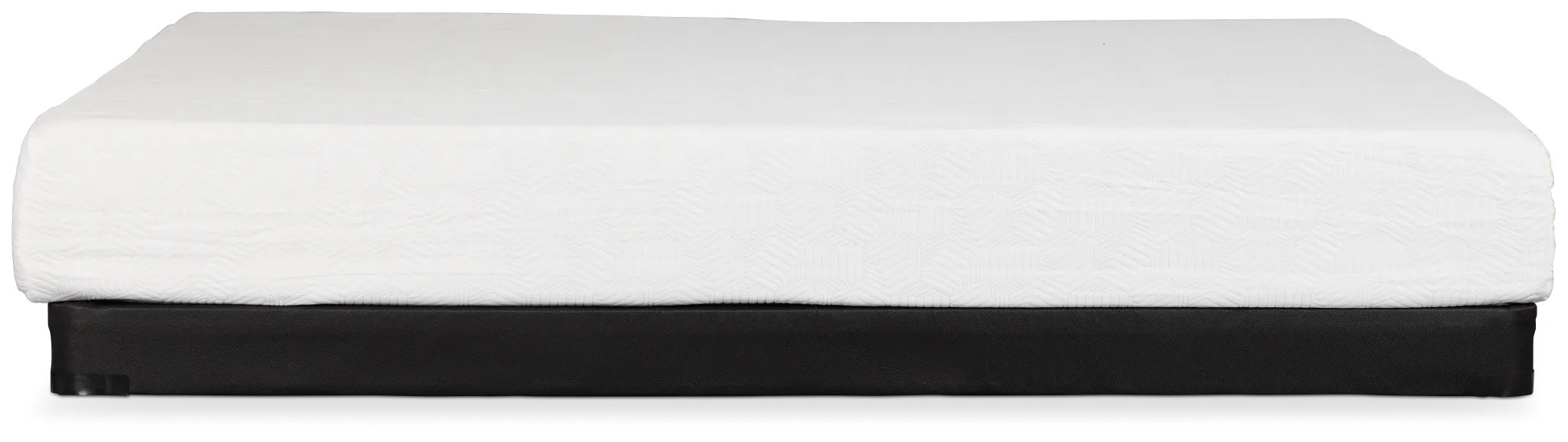 Rest & Renew By Zinus Gel Memory Foam Mattress 10" Cush Firm Low-profile Mattress Set