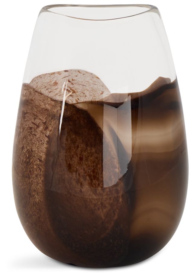 Bohema Brown Small Vase