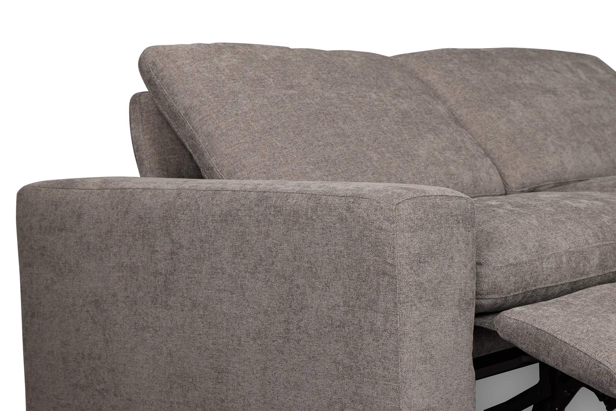 Drift Dark Gray Fabric Small Right Bumper Power Reclining Sectional Drift Dark Gray Fabric Small Right Bumper Power Reclining Sectional