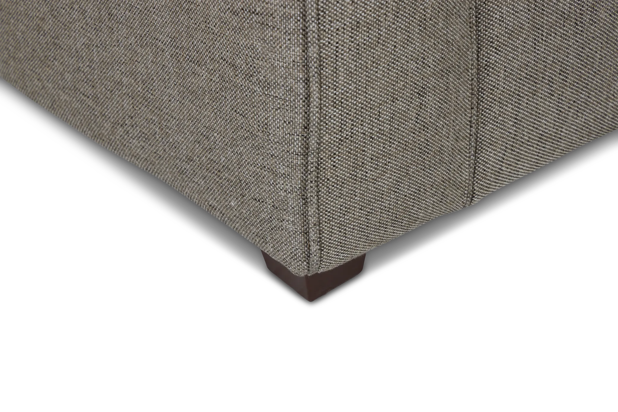 Asheville Brown Fabric Large Two-arm Sectional