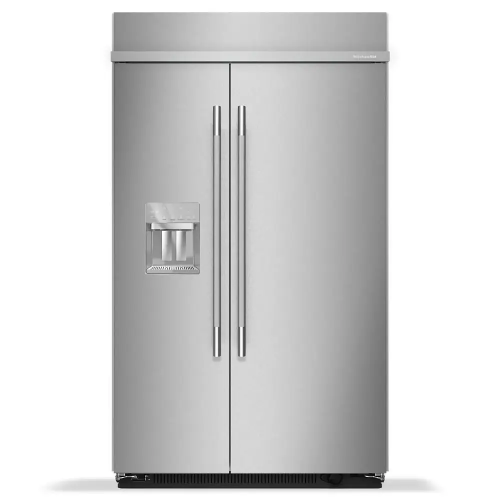 Kitchenaid 748 Series Stainless Steel 48" Built In Side By Side Refrigerator Kitchenaid 748 Series Stainless Steel 48" Built In Side By Side Refrigerator