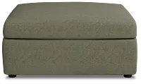 Destin Sutton Green Fabric Cocktail Ottoman