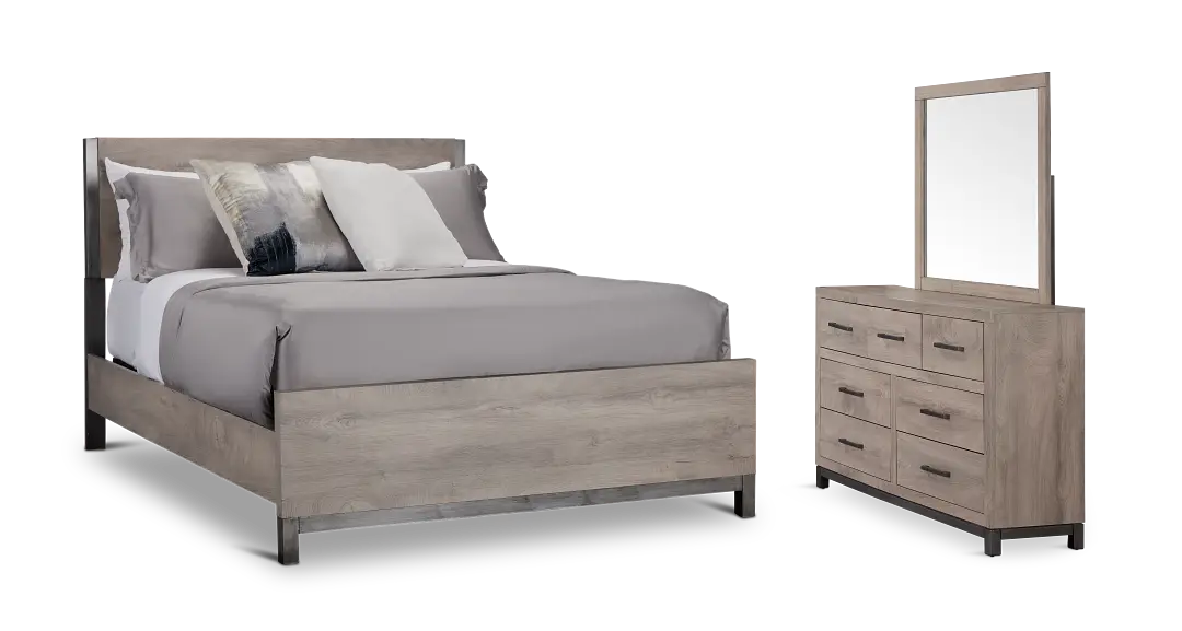 Evanston Gray Panel Bedroom Evanston Gray Panel Bedroom