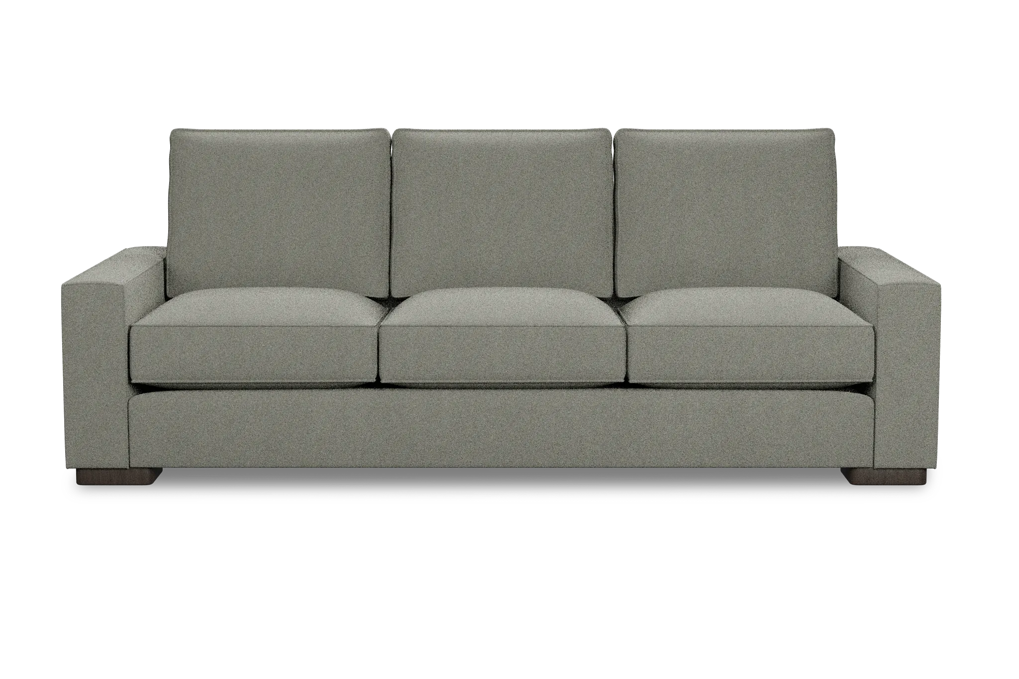 Edgewater Delray Pewter 96" Sofa W/ 3 Cushions