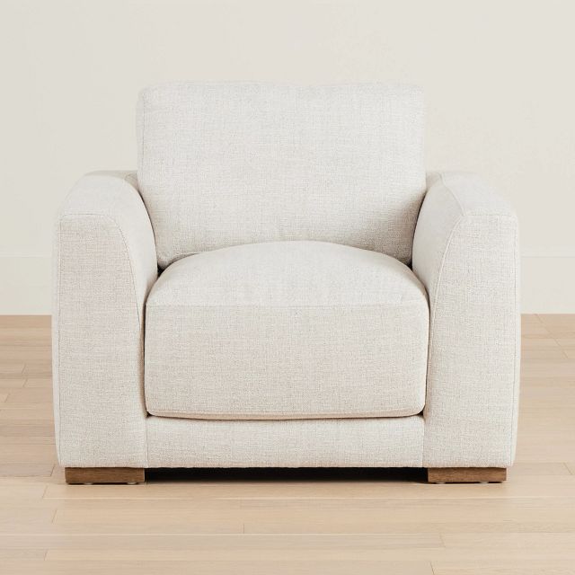 Maeve Light Beige Fabric Chair