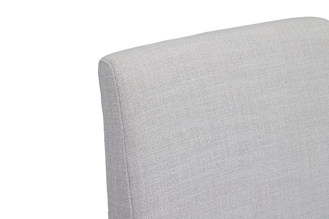 Willow Light Gray Fabric 30" Upholstered Barstool