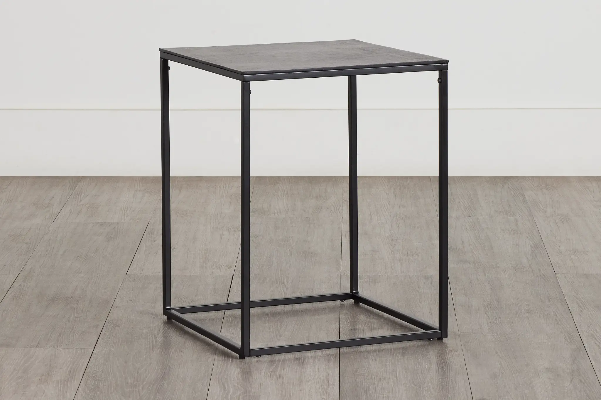 Doren Black Square End Table Doren Black Square End Table