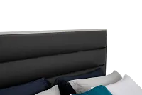 Cortina Gray Uph Platform Bed