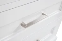 Newport White L Desk