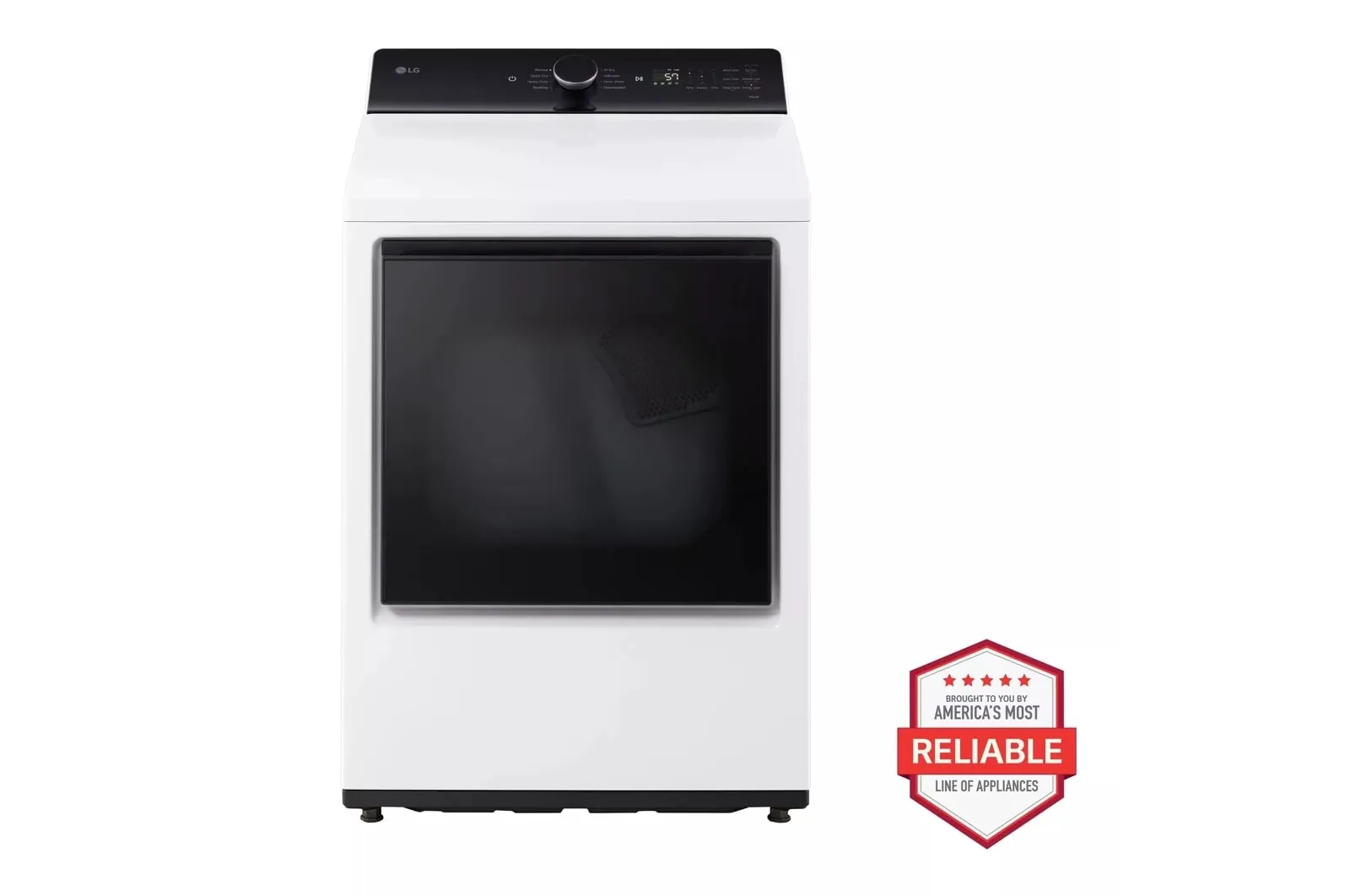 Lg 8401 Series White Front Load Gas Dryer