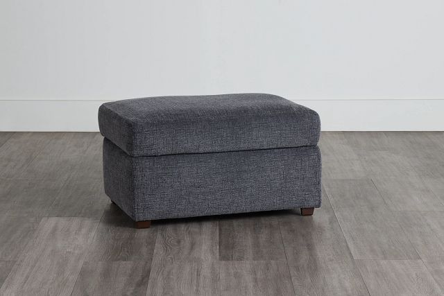 Maxie Dark Gray Micro Ottoman