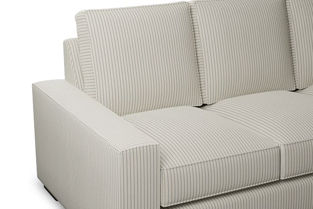 Edgewater Lucy Light Beige 84" Sofa W/ 3 Cushions