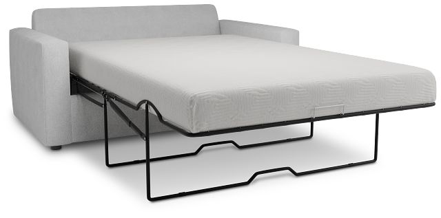 Siesta Revenue White Fabric Memory Foam Sleeper