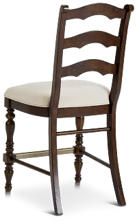 Savannah Dark Tone 24" Upholstered Barstool