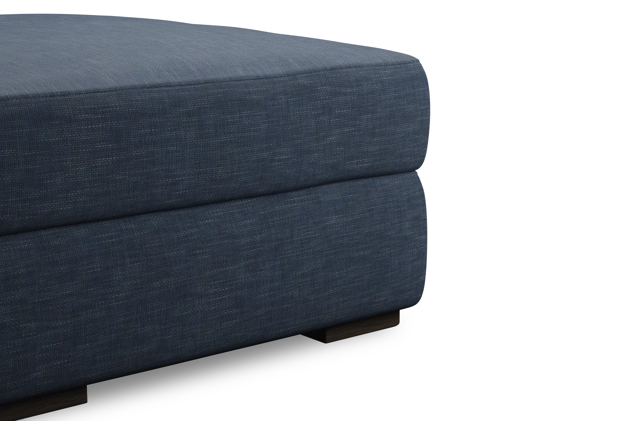 Edgewater Elevation Dark Blue Ottoman Edgewater Elevation Dark Blue Ottoman