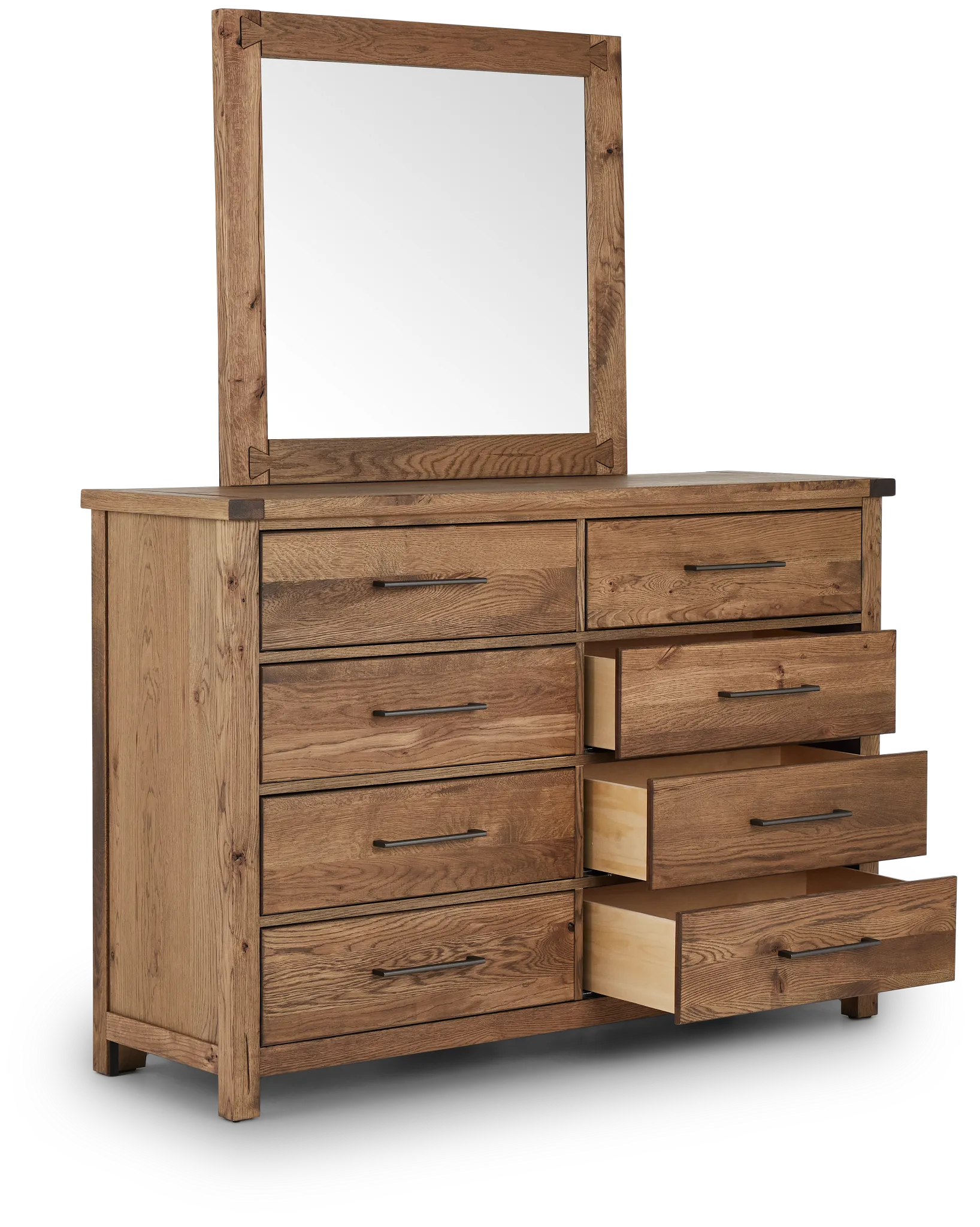 Salt Lake Mid Tone Dresser & Mirror