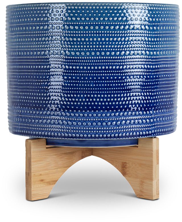 Jessica Blue Large Planter