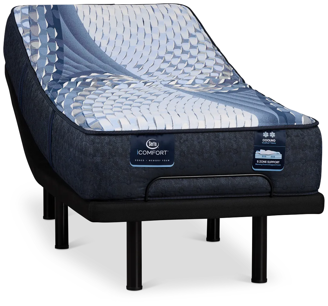 Serta Icomfort Aveda Plush Deluxe Adjustable Mattress Set