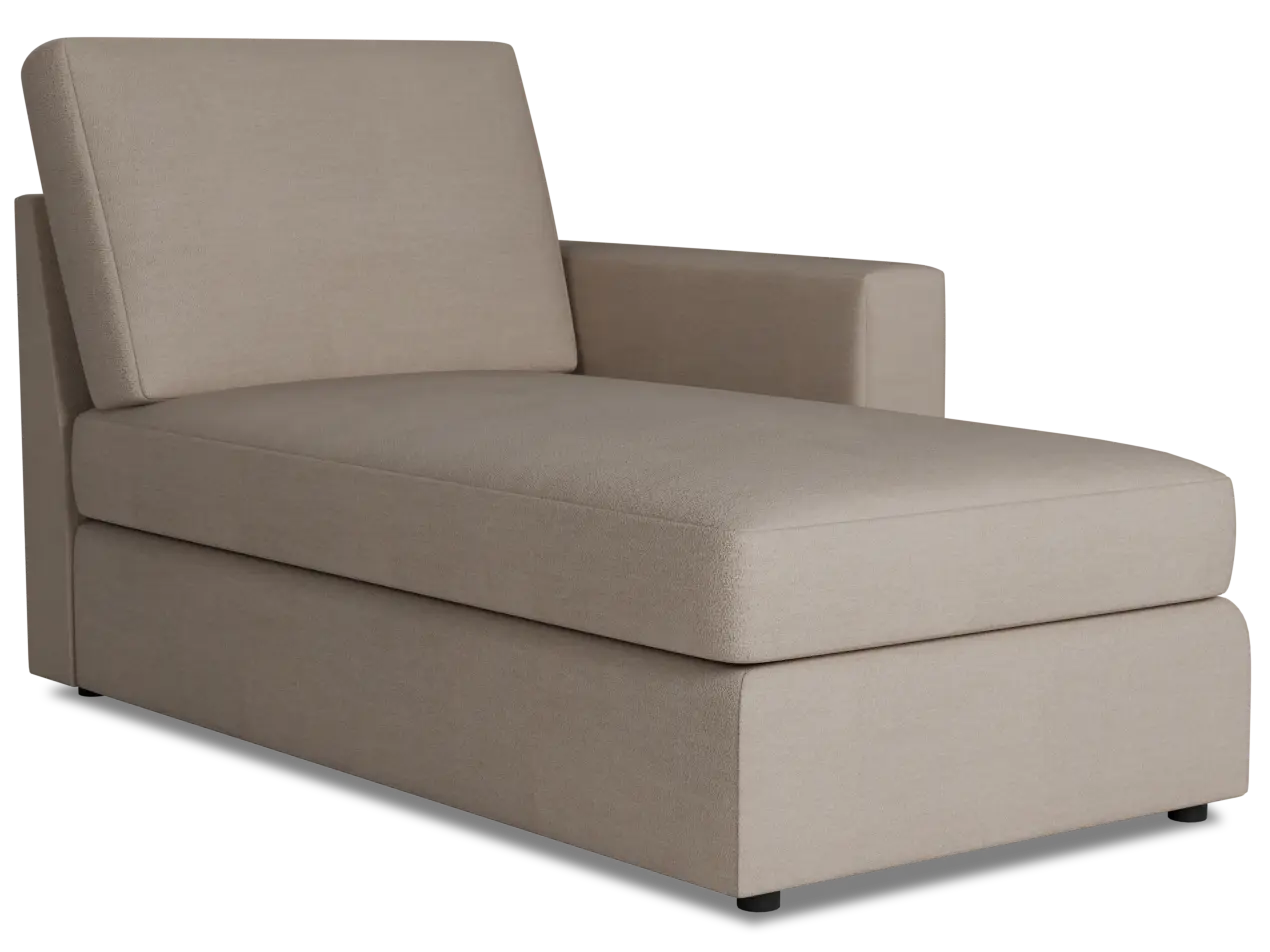 Citymod Beige Fabric Right Chaise Citymod Beige Fabric Right Chaise