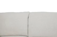 Veronica White Down Large Right Bumper Sectional