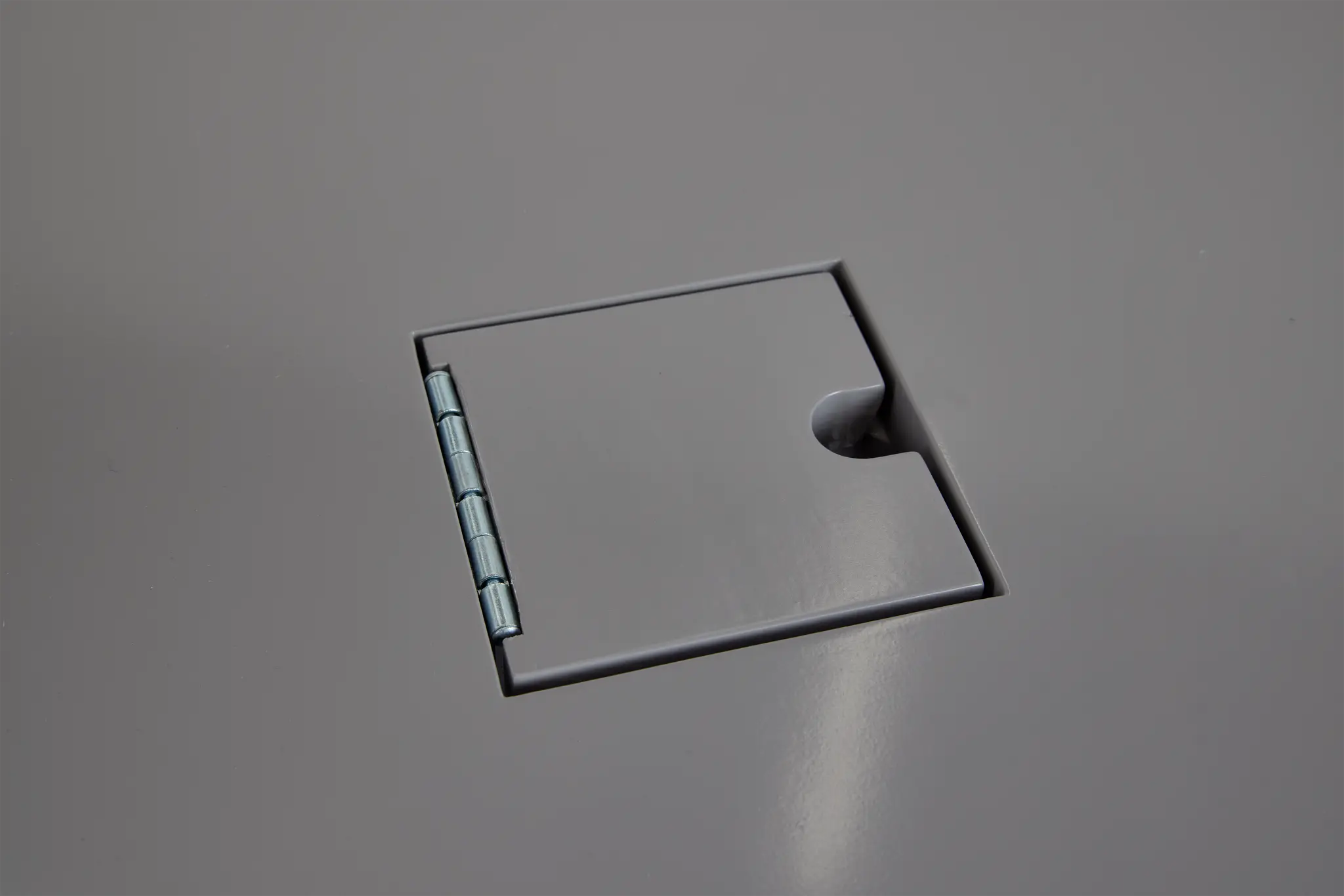 Newport Gray Small Peninsula Drawer Wall Desk Newport Gray Small Peninsula Drawer Wall Desk