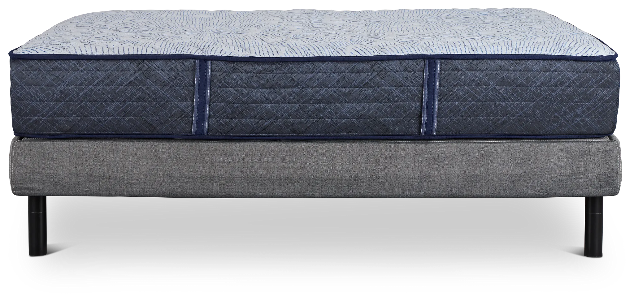 Serta Perfect Sleeper Blue Lagoon Nights Firm Motion Perfect 4 Adjustable Base Set