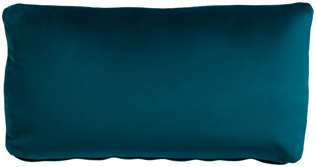 Reign Teal Lumbar Accent Pillow