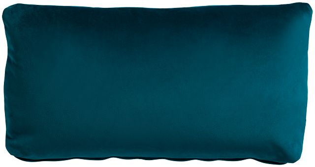 Reign Teal Lumbar Accent Pillow