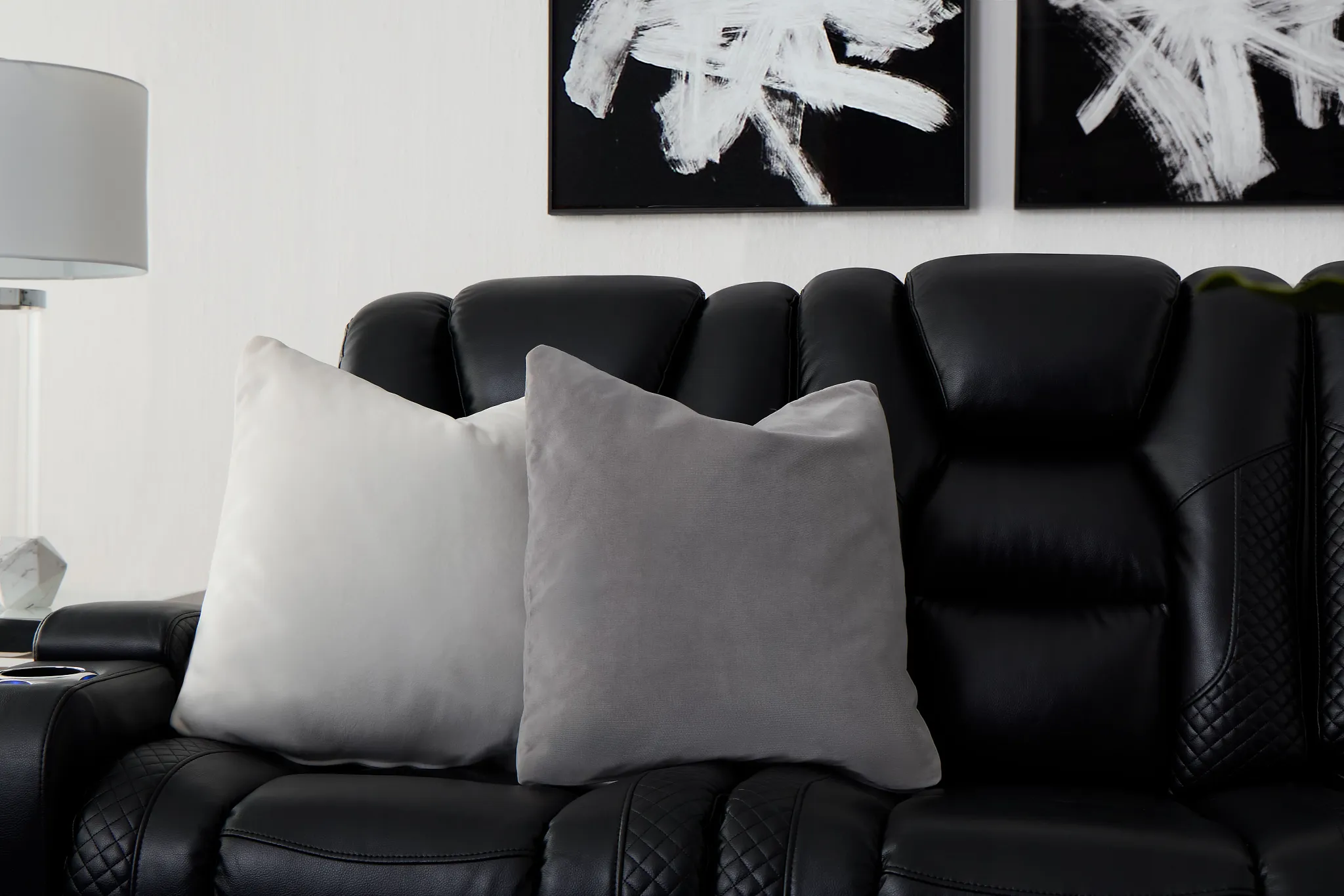 Lauran Light Gray 20" Accent Pillow