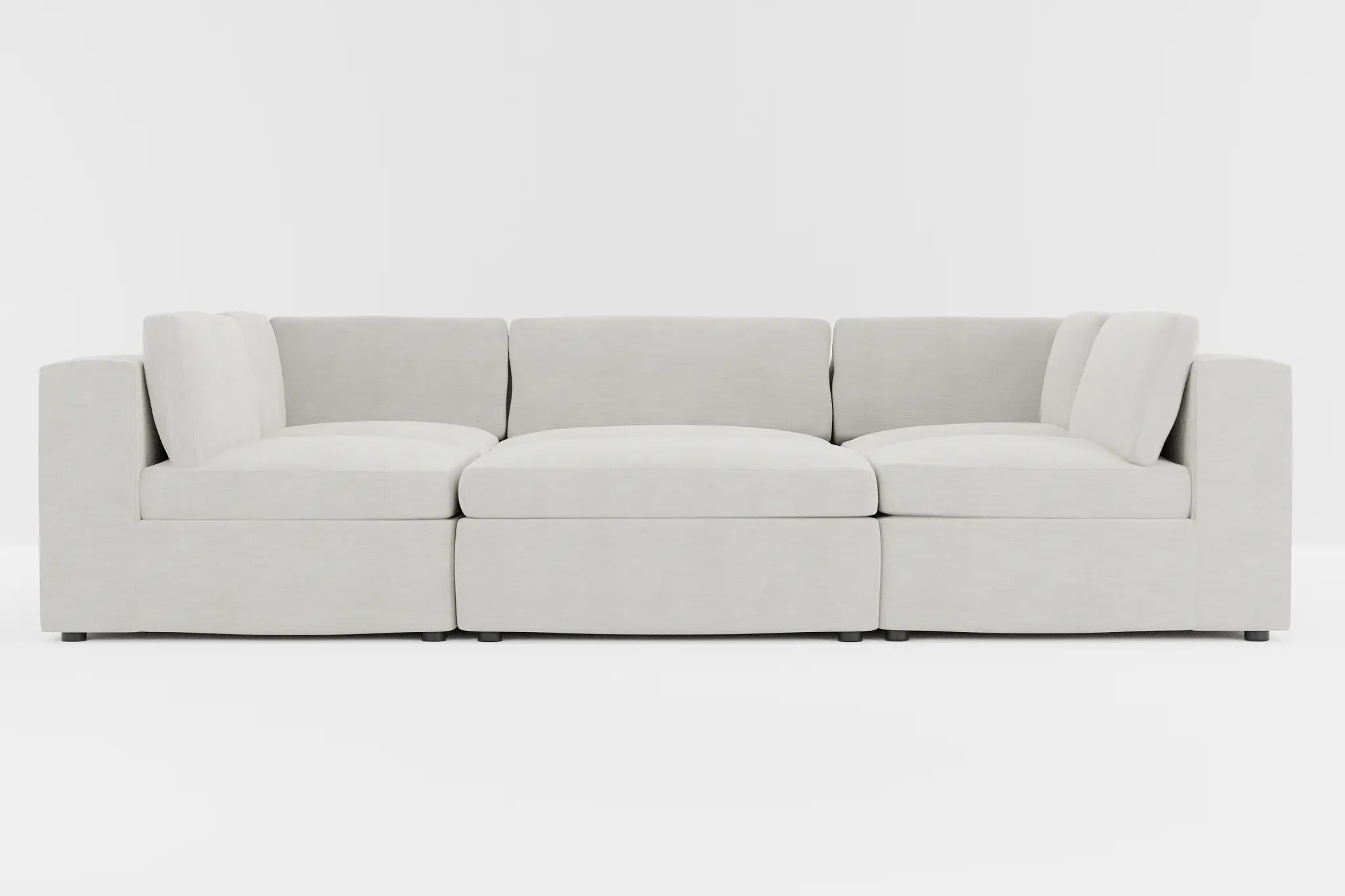 Destin Maguire Ivory Fabric 6-piece Pit Sectional Destin Maguire Ivory Fabric 6-piece Pit Sectional