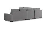 Edgewater Revenue Gray Large Two-arm Sectional
