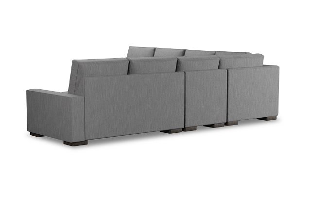 Edgewater Revenue Gray Large Two-arm Sectional