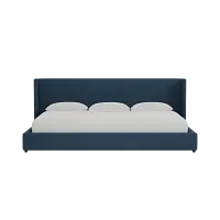 Captiva Elite Navy 48" Upholstered Shelter Bed