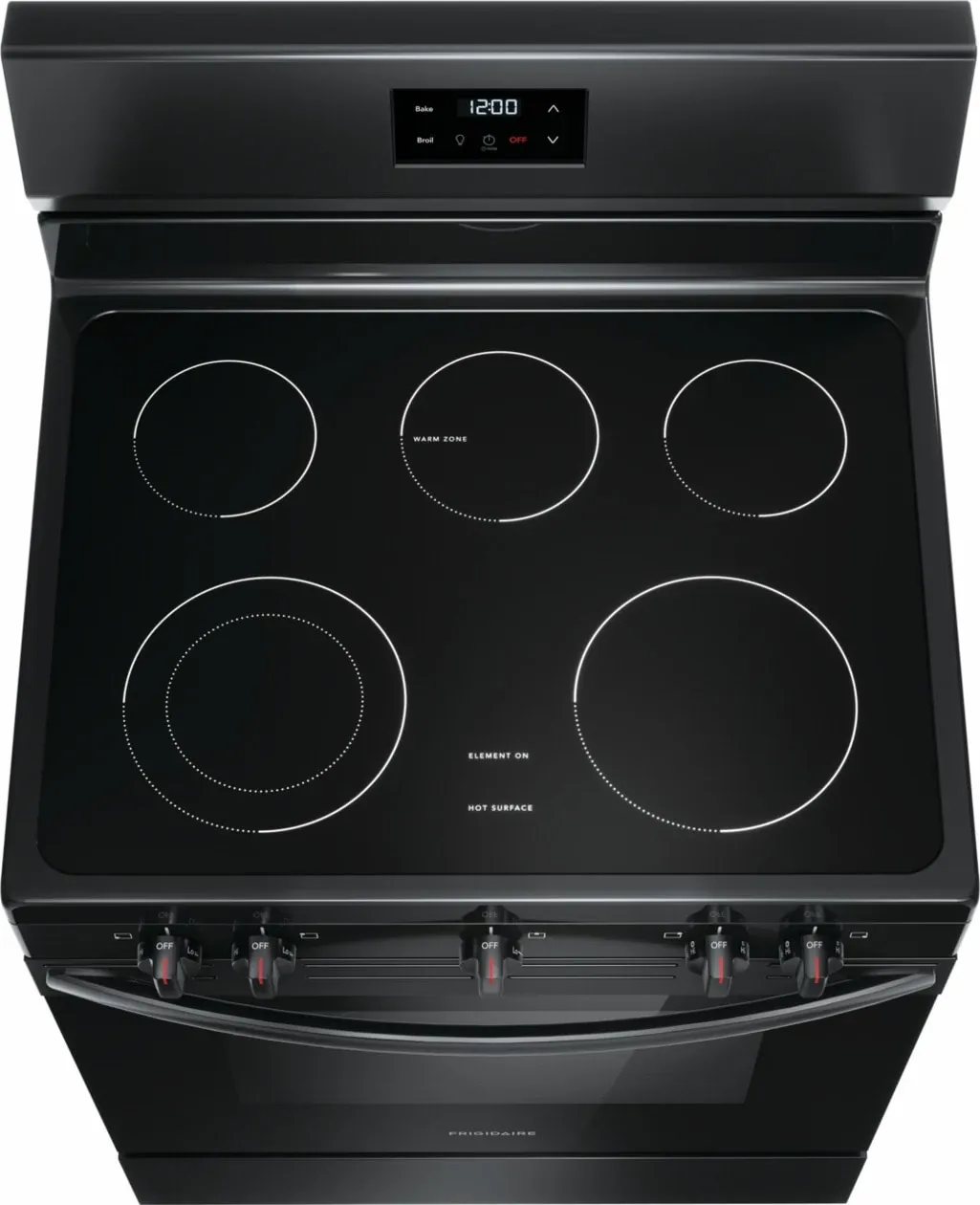 Frigidaire 3052 Series Black Electric Range