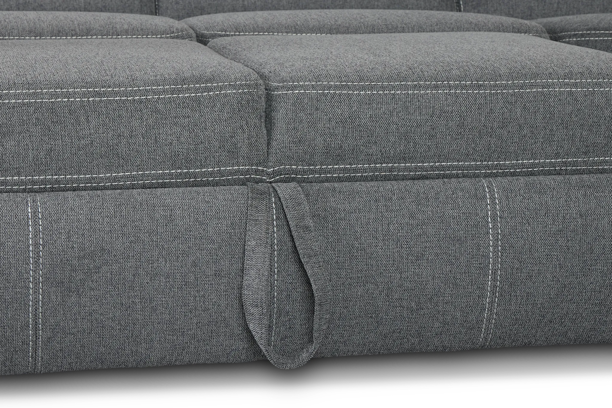 Callum Dark Gray Storage Small Left Dual Power Chaise Sleeper Sectional