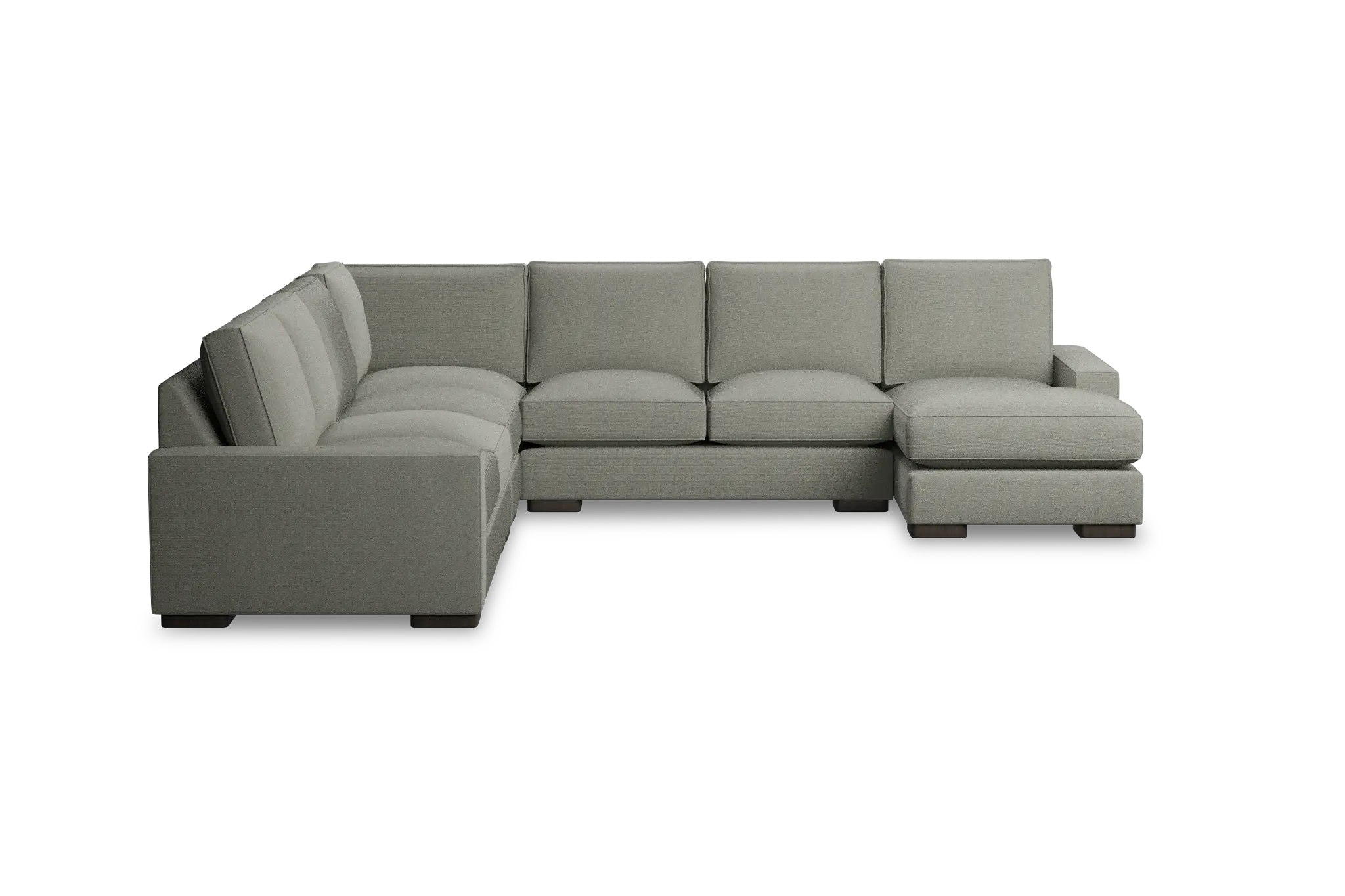 Edgewater Delray Pewter Large Right Chaise Sectional Edgewater Delray Pewter Large Right Chaise Sectional