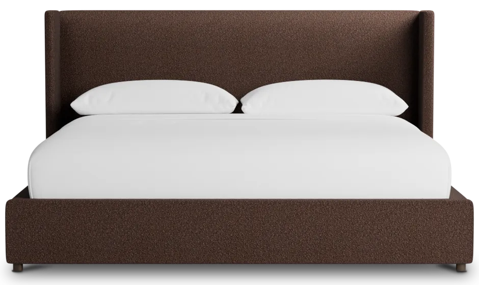 Captiva Elite Dark Brown 48" Upholstered Shelter Bed