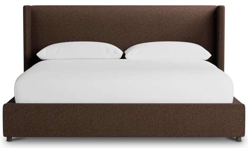 Captiva Elite Dark Brown 48" Upholstered Shelter Bed Captiva Elite Dark Brown 48" Upholstered Shelter Bed