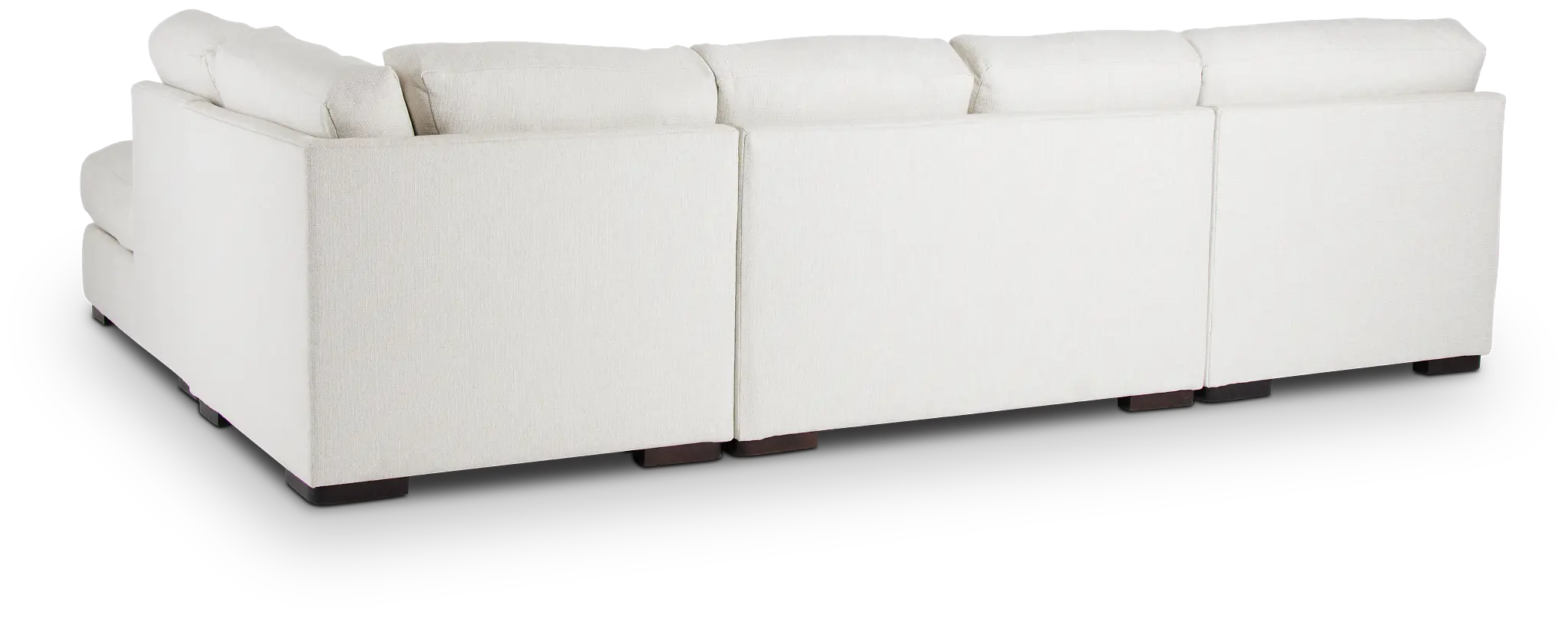 Veronica White Down Small Right Bumper Sectional Veronica White Down Small Right Bumper Sectional