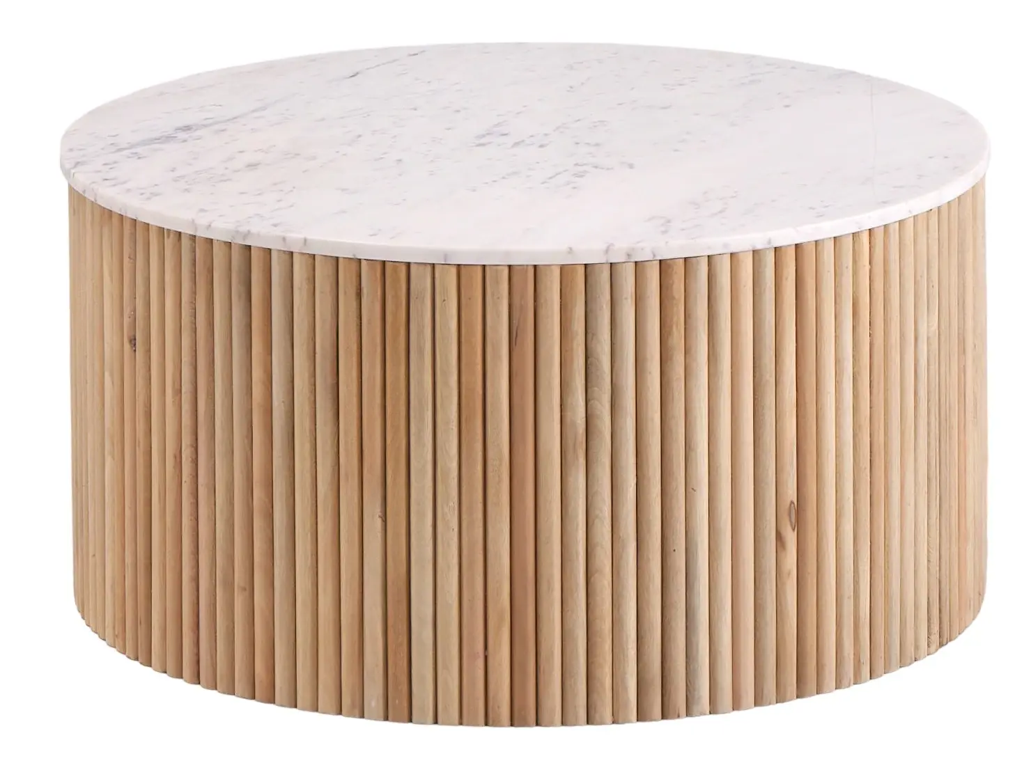 Nami Light Tone Round Coffee Table Nami Light Tone Round Coffee Table